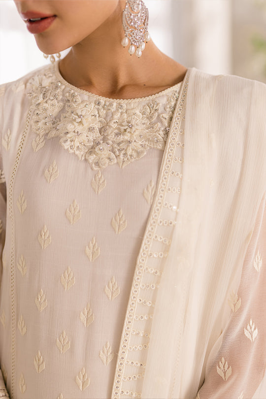 Azure Ensemble Luxury Chiffon Emb Collection Unstitch SK-C23