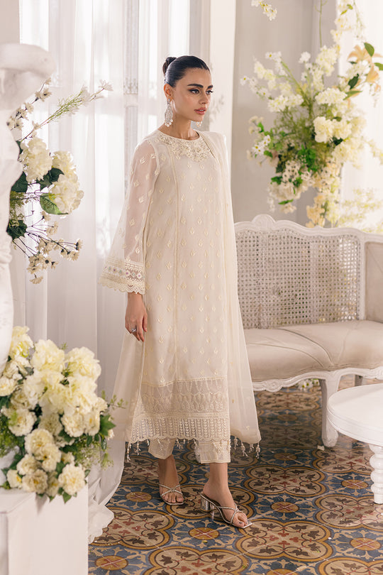 Azure Ensemble Luxury Chiffon Emb Collection Unstitch SK-C23