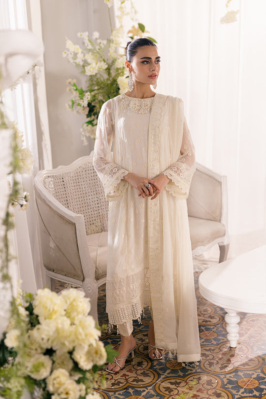 Azure Ensemble Luxury Chiffon Emb Collection Unstitch SK-C23
