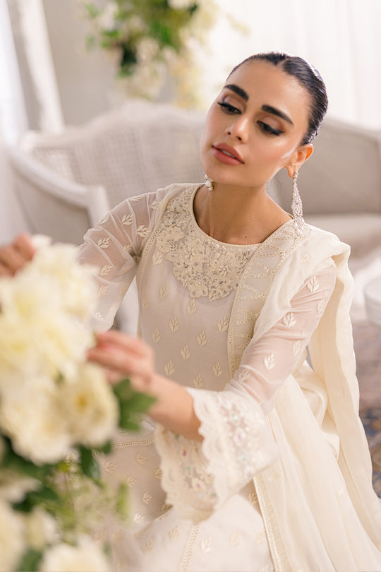 Azure Ensemble Luxury Chiffon Emb Collection Unstitch SK-C23