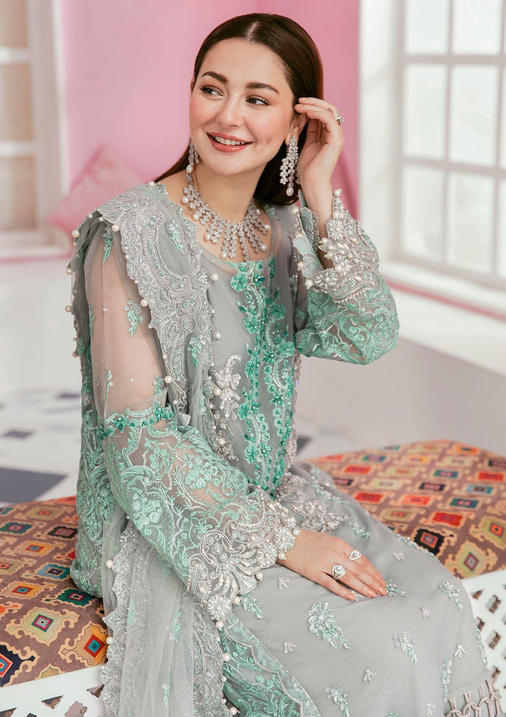 ELAAF BRIDAL ORGANZA Emb with stones handwork EB-C065