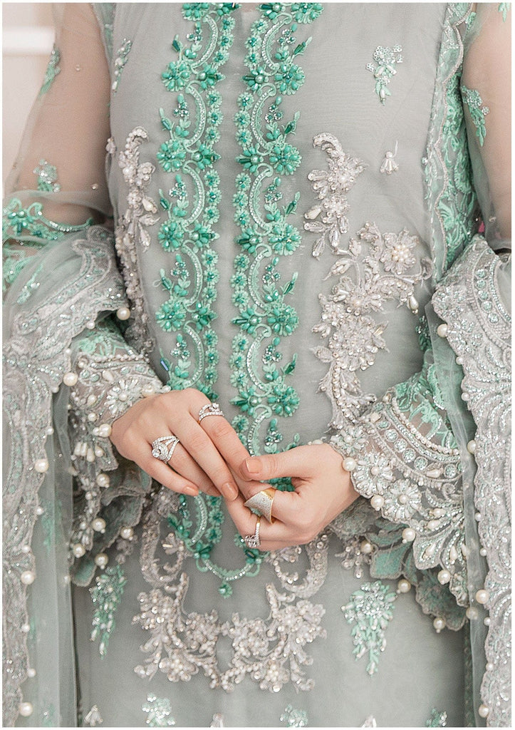 ELAAF BRIDAL ORGANZA Emb with stones handwork EB-C065
