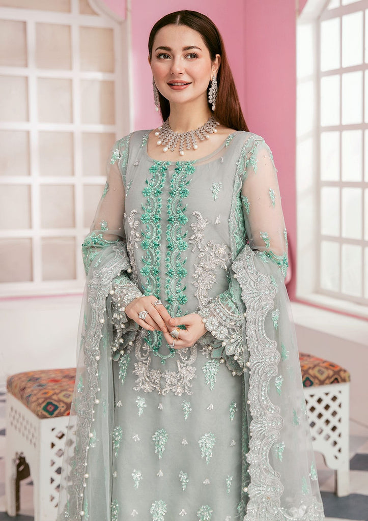 ELAAF BRIDAL ORGANZA Emb with stones handwork EB-C065