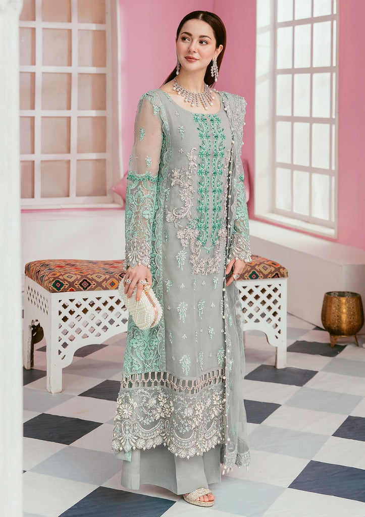 ELAAF BRIDAL ORGANZA Emb with stones handwork EB-C065