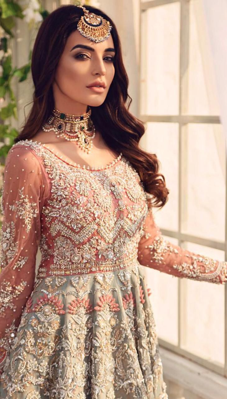 AISHA IMRAN NET Full Emb With Handwork And Sequins Work AI-34
