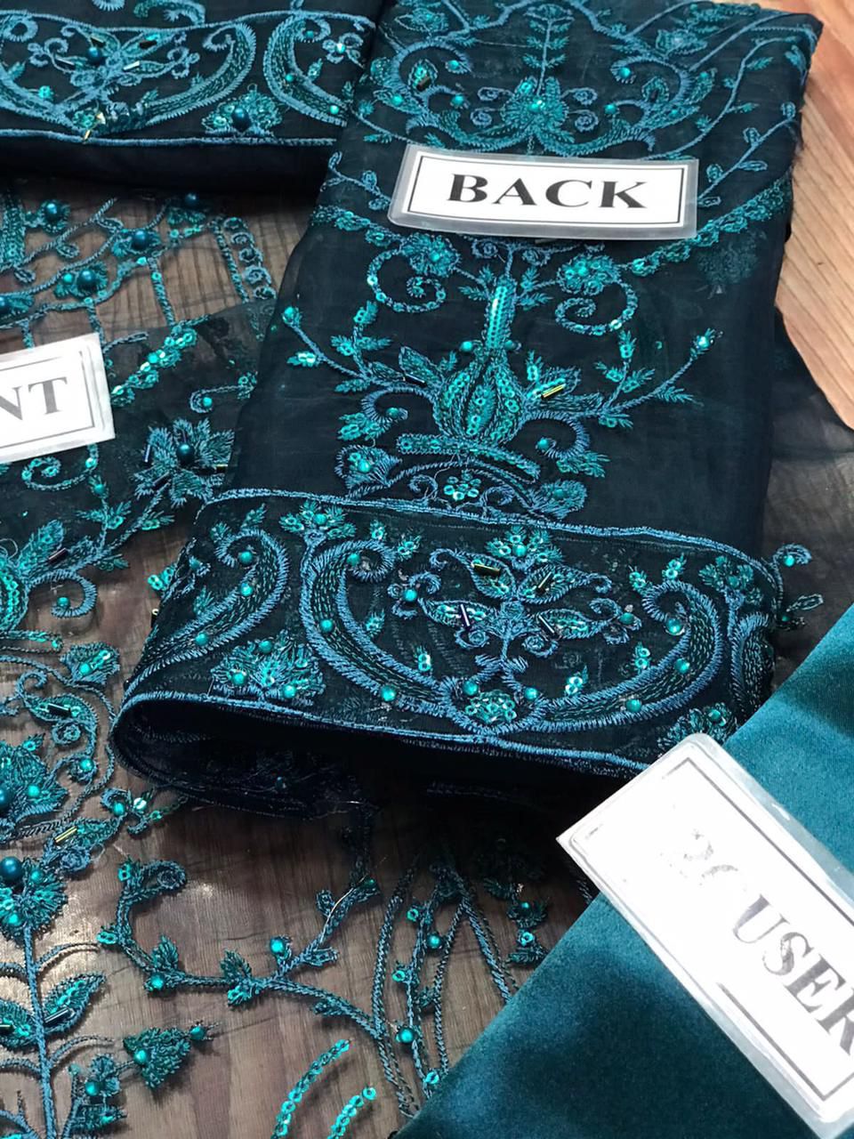 KANWAL MALIK Fabric Details :Organza Full Hand Work KM-43