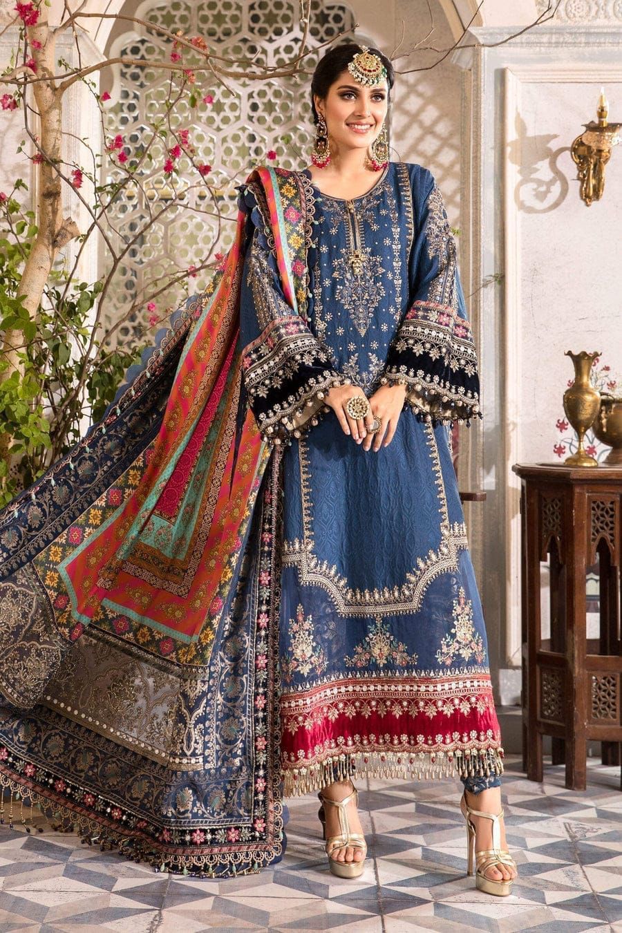 MARIA B Chiffon Fully Heavy Emb Suits  AC-088