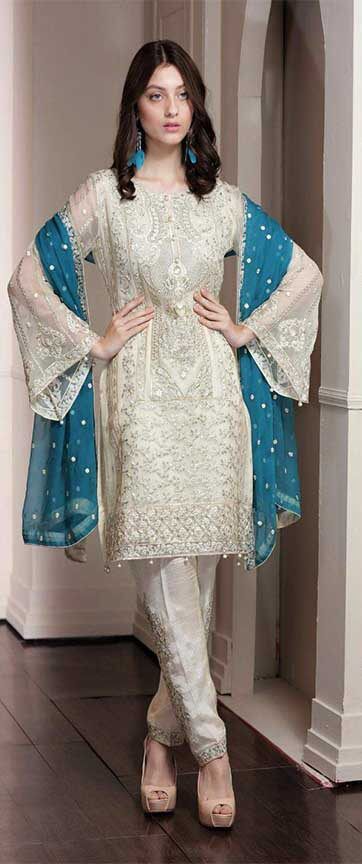 MARYAM & MARIA Full Chiffon Embroidery Hand Work MM-54