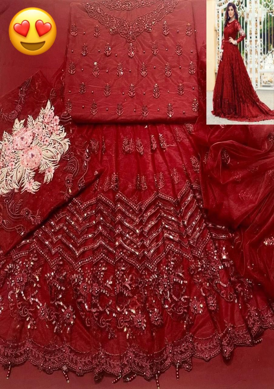 ZAINAB CHOTTANI Fully Heavy Embroidered With Stone ZC-65